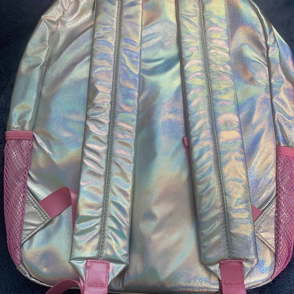 Cat & Jack Pink and Silver Unicorn Backpack - Picture 4 of 6